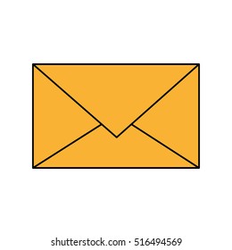 Isolated email envelope design