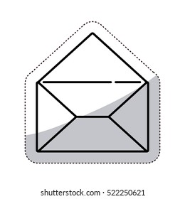 Isolated email envelope design