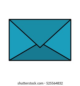 Isolated email envelope design