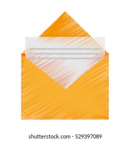 Isolated email envelope design