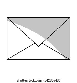 Isolated email envelope design