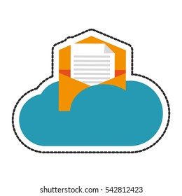 Isolated email envelope design