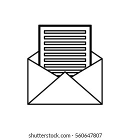 isolated email or Mail symbol icon vector illustration graphic design