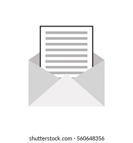 isolated email or Mail symbol icon vector illustration graphic design