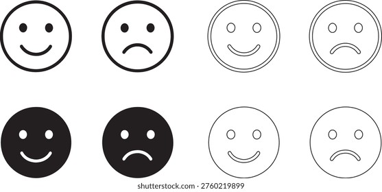 Isolated Emoji Expression Set Icon, emoji expression set, emoji expression set, emoji expression set, multiple emojis faces, reaction icons, emotion collection design