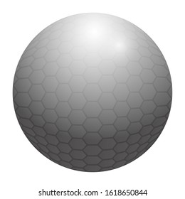Isolated emoji golf ball - Vector illustration design