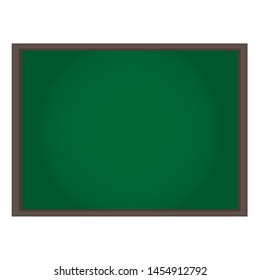 Isolated empty chalkboard over a white background - Vector