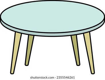 aislado, vacío, moderno, escritorio, decoración, interior, madera, mesa