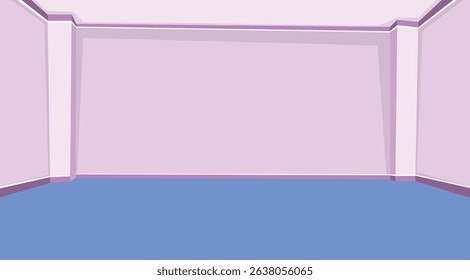 Isolated Empty Room For Decor Interior Design Vector