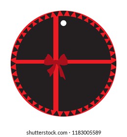 Isolated empty sale label