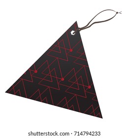 Isolated empty sale label on a white background, Vector illustration