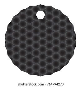 Isolated empty sale label on a white background, Vector illustration