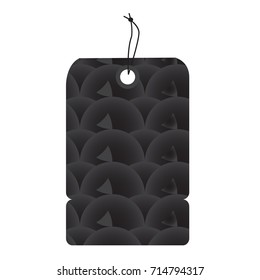 Isolated empty sale label on a white background, Vector illustration