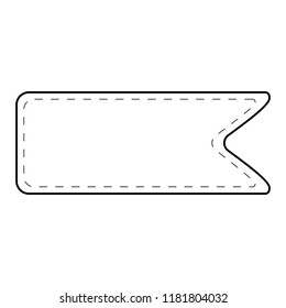 Isolated empty sale label. Vector illustration design