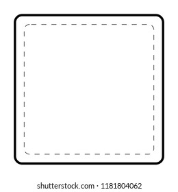 Isolated empty sale label. Vector illustration design