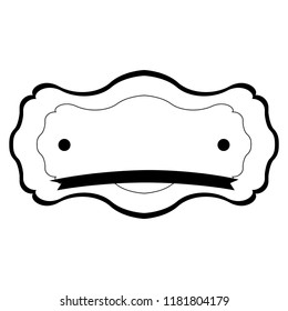 Isolated empty sale label. Vector illustration design