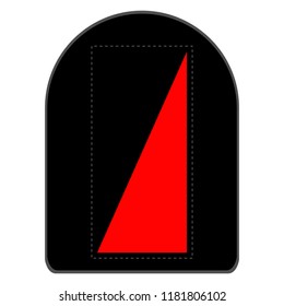 Isolated empty sale label. Vector illustration design