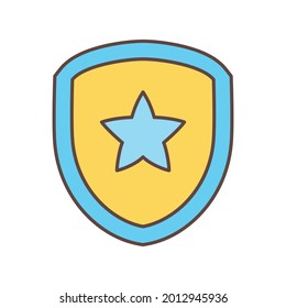 Einzeln leeres Sportschild Symbol Vektorgrafik
