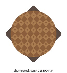 Isolated empty texture sale label