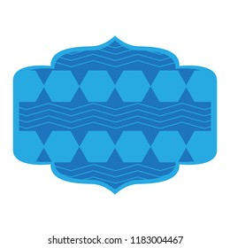 Isolated empty texture sale label