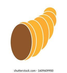 Isolated empty thanksgivig horn - Vector illustration design