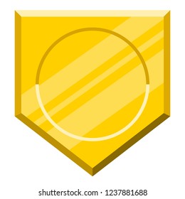 Isolated empty vintage premium label. Vector illustration design