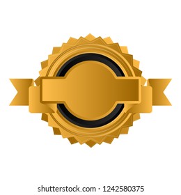 Isolated empty vintage premium label. Vector illustration design