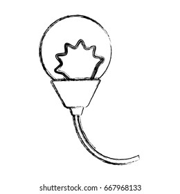isolated energy bulb