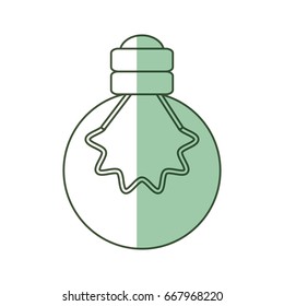 isolated energy bulb