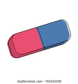 Isolated eraser design