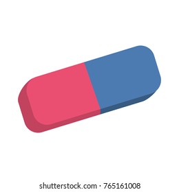 Isolated eraser design