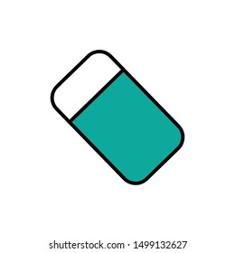 Isolated Eraser Icon Vector / Illustration