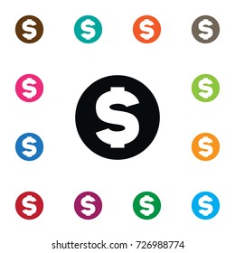 Isolated Exchange Icon. Financial Vector Element Can Be Used For Exchange, Money, Financial Design Concept.