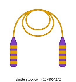 Isolated exercise rope icon. Vector illustration design