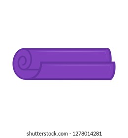 Isolated exercise towel icon. Vector illustration design