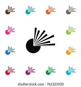Isolated Explosion Icon. Burst Vector Element Can Be Used For Burst, Explosion, Bang Design Concept.