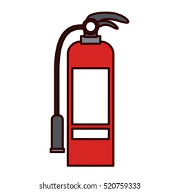 Isolated extinguisher of emergency design