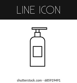 Isolated Extinguisher Outline. Fire Safety Vector Element Can Be Used For Extinguisher, Fire, Safety Design Concept.