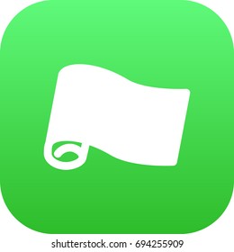 Isolated Fabric Icon Symbol On Clean Background. Vector Roll  Element In Trendy Style.