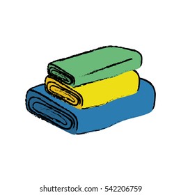 isolated fabrics cloth icon vector illustration graphic design