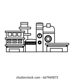 isolated factory building