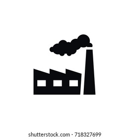 Isolated Factory Icon. Industry Vector Element Can Be Used For Factory, Industry, Construction Design Concept.