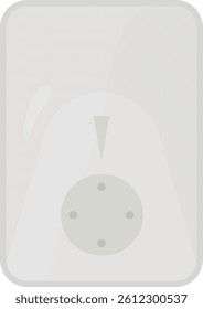 Isolated Fan Regulator Vector Illustration. Rotateable Switch. Rotateable Fan Switch. Industrial fan regulator design
