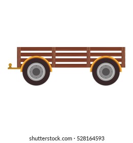 Isolated farm cart design