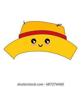 isolated farmer hat