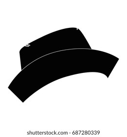 isolated farmer hat