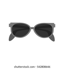 Isolated fashion glasses design