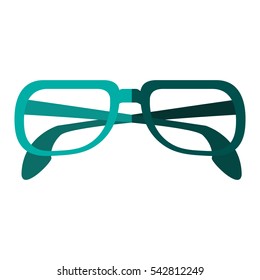 Isolated fashion glasses design