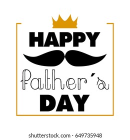 Isolated  father's day king