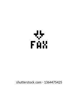 Isolated Fax Flat Icon, Emoticon, Emoji